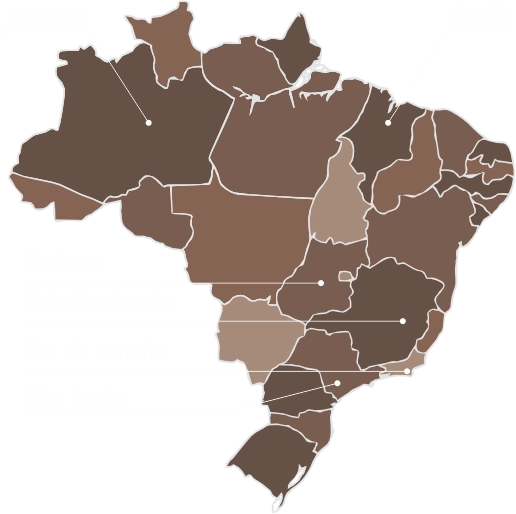 mapa São paulo